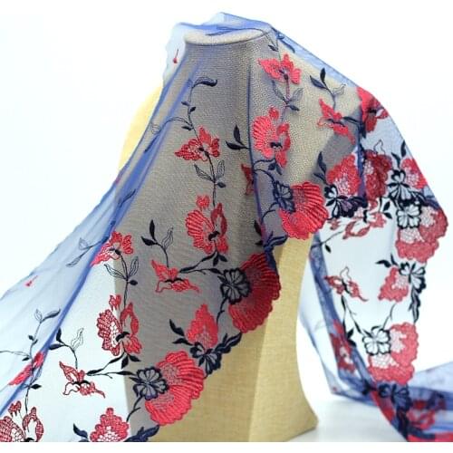 MLAEY 2y/lot Exquisite Embroidered LaceTrim, ,Quality Lace Ribbon , DIY Craft&Sewing Dress Clothing Accessor