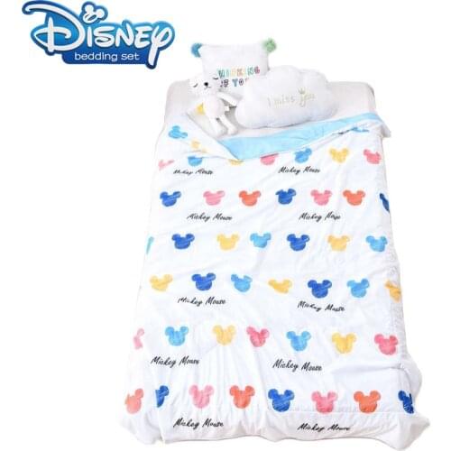 Twin Queen Size Disney cartoon Mickey mouse Summer Quilt Bedspread Blanket Comforter Duvet Quilting Home textile bedclothes