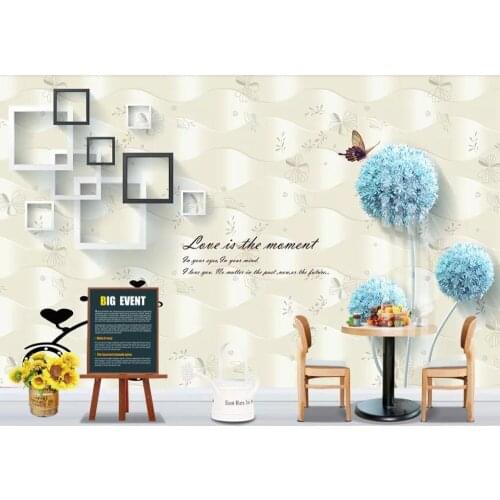 Dandelion soft cover carved letter box box background wall