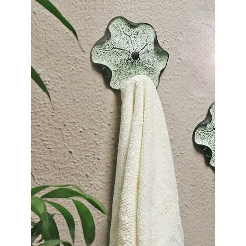 New Chinese Style Creative Living Room Toilet behind the Bedroom Door Wall Towel Rack Art Decorations Toilet Hook