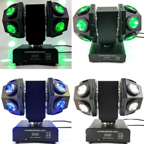 New Led 12-arm movable head football Rgbw 4 full-color beam Dmx512 stage lamp dj party dance club nightclub wedding