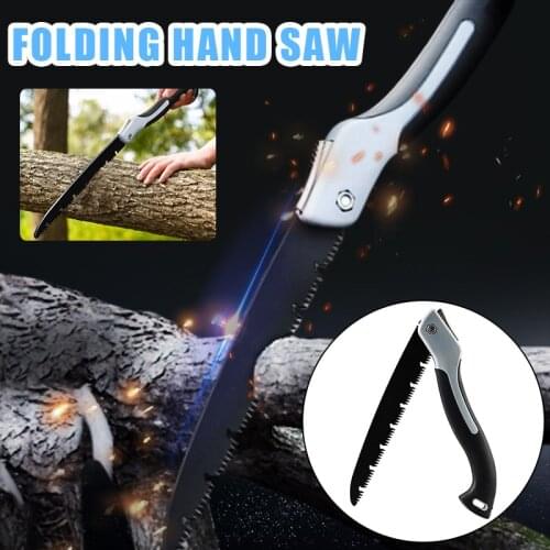 Professional Folding Hand Saw Woodworking Cutting Tools Sharp SK5 Steel Blade Camping Cutting Tools