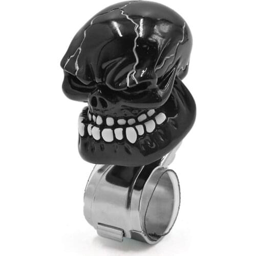 Uxcell Skull Design Car Steering Wheel Spinner Knob Auxiliary Booster Power Save Ball