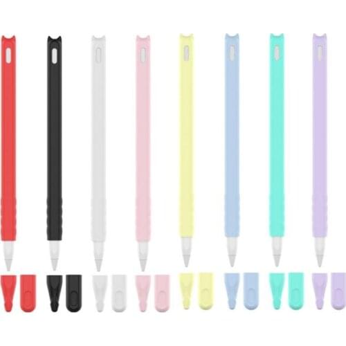 1Set Silicone Case Protective Cap Nib Holder for iPad Apple Pencil 2nd Generation Touch Pen Stylus Cover Accessories