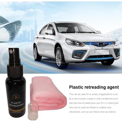 50ml Retreading Agent Interior Leather Maintenance Cleaner Refurbisher Agent Window Glass Auto Car Accessories Care Leather Shoe
