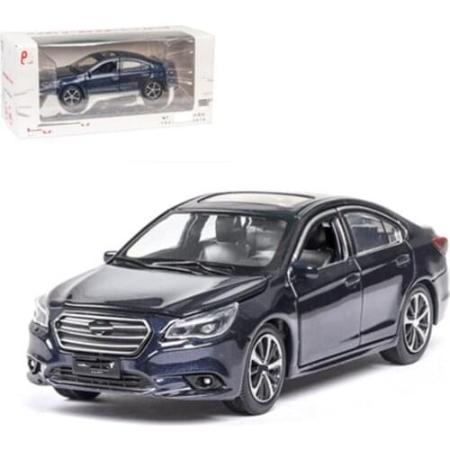 1:32 simulation alloy sound and light pull back six-door car collection static model decoration childrens toy gift