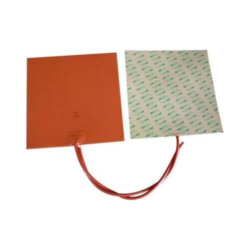 110V 800W 390mm x 390mm Silicone Heater With 1000mm Ceble wire, adhesive