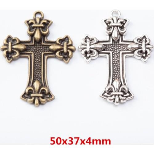 3 pcs cross Pendant fit charm Fashion Bracelet necklace DIY Jewelry accessories 7193