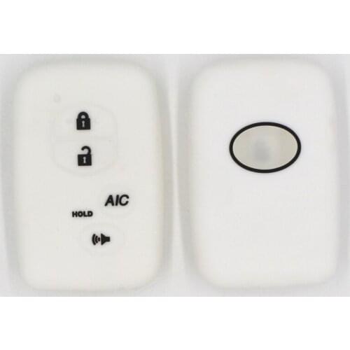 3PC Silicone Rubber Car Key Case For Toyota For Mazda For Suzuki Remote Car Key Shell Cover Protecor 5 Button