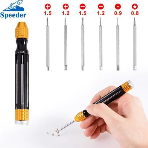 A+-889 Screwdriver Set For iPhone for samsung mobile phone Screwdriver with 6 Bits Repair Tools Kit