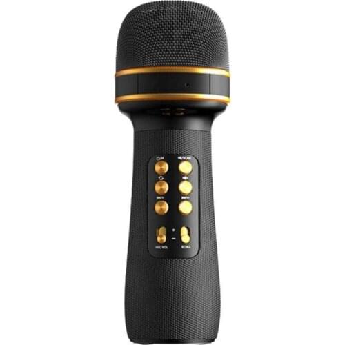 Wireless Bluetooth Karaoke Microphone,6-In-1 Portable Handheld Karaoke Microphone Mic Speaker Singing Home Party,Etc