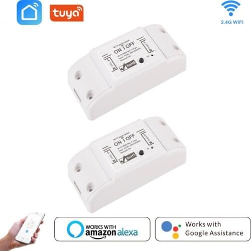 Smart Home House Wifi Wireless Remote Switch Breaker Domotic LED Light Controller Module Alexa Google Home Smartlife Tuya APP