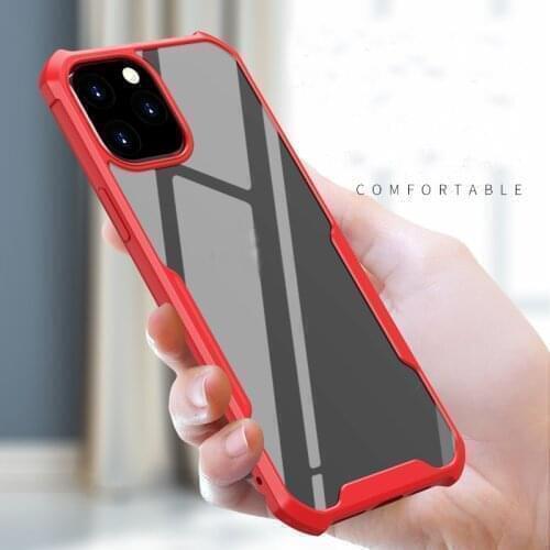 For Samsung Galaxy Note 20 Ultra 8 9 10 Pro Case Transparent shockproof protect cover case for samsung S20 Ultra Fe S10 s9plus