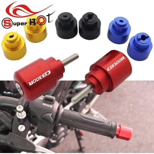 For Honda CB300R 2018-2020 Motorcycle Handlebar Grips Plug Slider Handle Bar Ends fit for cb300r 2018-2020 with CB300R logo