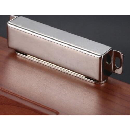 DRELD 95*23mm Door Cabinet Magnetic Catch Home Furniture Replacement Magnet Latch Closure Stainless Steel with Screws