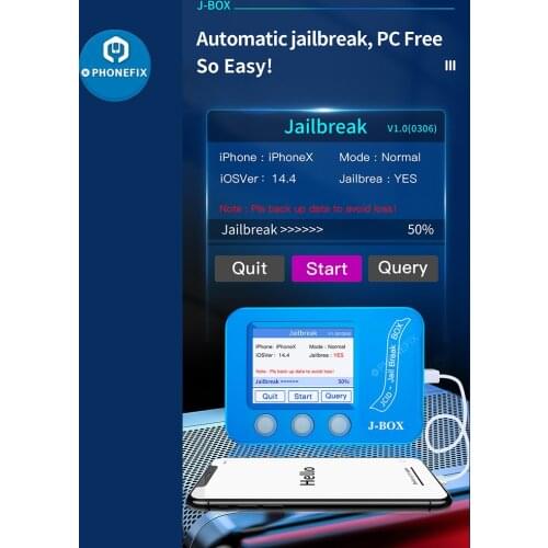 JC J-BOX iOS jailbreak & flash tool for iPhone6-X Bypass ID and Icloud Password on IOS Device Query Wi-fi /Bluetooth Address