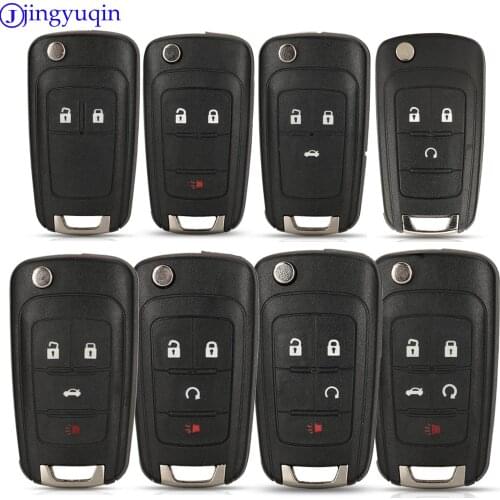 2/3/4/5 B Flip Folding Car Key Shell For Chevrolet Cruze 2012 Malibu Aveo Remote Control Key Case Cover Keyless Fob HU100 Blade