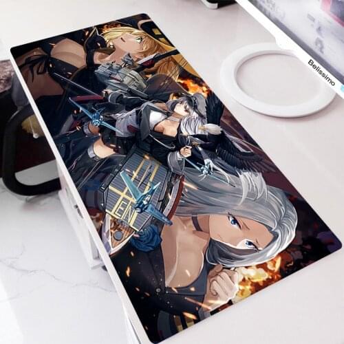 Anime Mouse Pad Azur Lane Desk Mat Cute Xxl Mousepad Gamer Keyboard Mouse Mat Kawaii Mats Gaming Accessories Asus Rog Mausepad