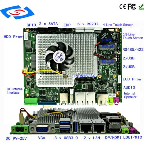 New Customize Intel i5-2430M Motherboard Dual Core 2.4GHz Mini PC Mainboard 12v Mini ITX Industrial Board Support 4G WIFI
