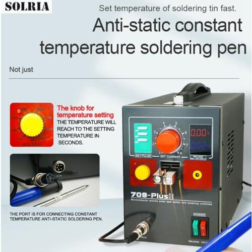 769D Battery Spot Welding Machine 18650 Lithium Battery Assembly Solder Battery Charging Test All-in-one Machine EU/US Model