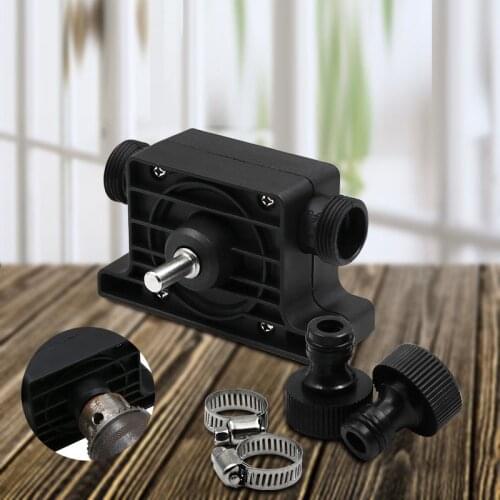 Electric Drill Pump Self Priming Transfer Pumps Oil Fluid Water Pump Portable 8mm Round Shank Heavy Duty Self-Priming Hand