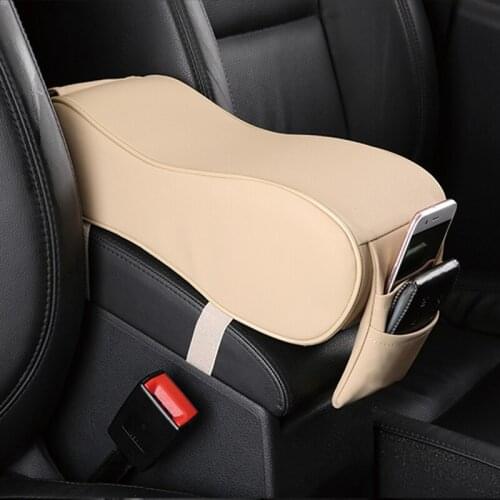 New leather car center console armrest pad shape for Chevrolet Cruze TRAX Aveo Lova Sail EPICA Captiva Malibu Volt Camaro Cobalt