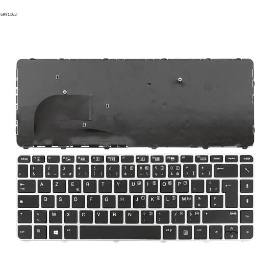 FR New Replacement Laptop Keyboard for HP EliteBook 840 G3 745 G3 745 G4 840 G4 SILVER FRAME BLACK French Layout