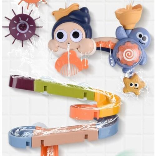 New Children Baby Bathing Playing In The Water Entertainment Laolaole Clockwork Bathroom Toys