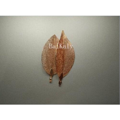 Fashion Leaf Charms for women earrings necklace gift Jewelry Making pendants silver leaf charms diy Handmade jewelry accessories