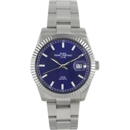 Steel Watch M & M first emporium 1053AB