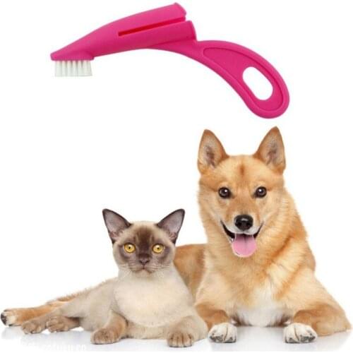 Super Soft Pet Finger Toothbrush Teddy Dog Brush Bad Breath Tartar Teeth Tool Dog Cat Cleaning Supplies Pet Oral Teeth Care