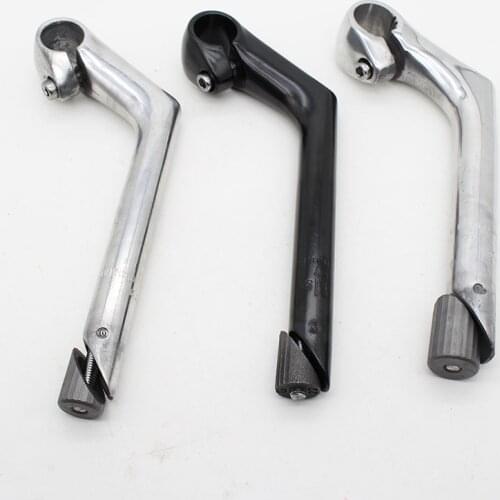 All aluminum gooseneck stem extension 80*25.4*22.2/25.4*180L retro bicycle stem electric bicycle bike accessories