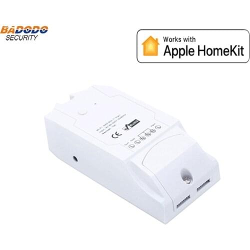 Smart dual relay Switch module compatible with Apple HomeKit for smart home light control