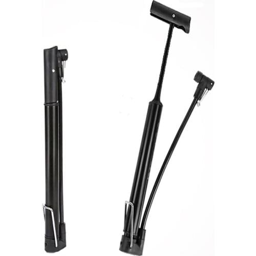 Bicycle Pump T-handle Design Portable Small Installation Convenient Rotating Aluminum Alloy Tube