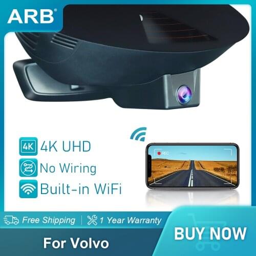 Dash Cam for Volvo XC40 XC60 XC90 S60 V60 S90 V90 ARB Car Dvr 4K UHD Mini Camera WiFi Night Vision Driving Recorder Auto Parts