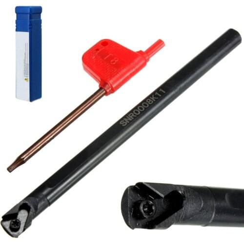 High Quality SNR0008K11 Internal Lathe Threading Boring Turning Cutter Tool T8 Wrench 8x125mm 11 IR/11 NR Right Hand