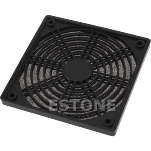 BGEKTOTH High Quality Computer Mesh Black PVC PC Case Fan Cooler Dust Filter Dustproof Case Cover 12CM