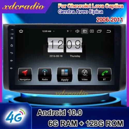 Xdcradio 9" Touch Screen Android 10 For Chevrolet Lova Captiva Gentra Aveo Epica Car Radio DVD Multimedia Player GPS Navigation