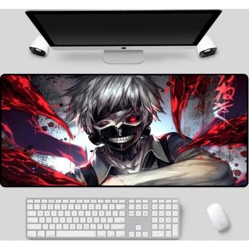 XGZ Exquisite cool grimace pattern mouse pad ghoul cool table pad computer high quality rubber keyboard pad