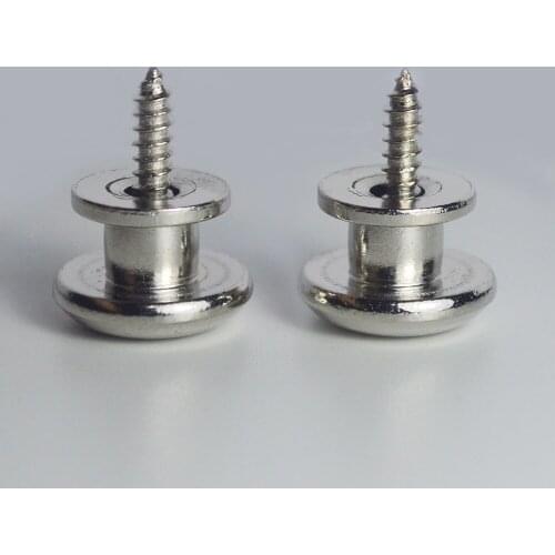 1 Pair Guitar Strap Locks 2Pcs Guitar Strap Locks Zinc Alloy Silver Color