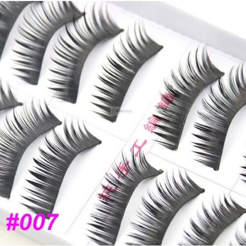 10pair Black Thick False Eyelashes Makeup Soft fake Eye Lashes Beauty Women Cosmetic tools