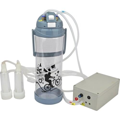 3L Goat Sheep Electric Pulse Milking Machine Sheep Double Head Electric Vacuum Pump Milking Machine Electric Impulse Milker