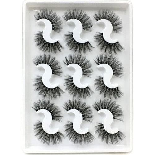 9/5/3/2 pair of 3D mink Eyelashes Natural Eyelashes Dramatic False Eyelashes Makeup False Eyelash Extension Makeup Tool