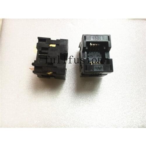 652C0082211W SOP8P Test Socket 1.27mm Pitch Dual Contact 5.23X8.0mm Burn in Socket