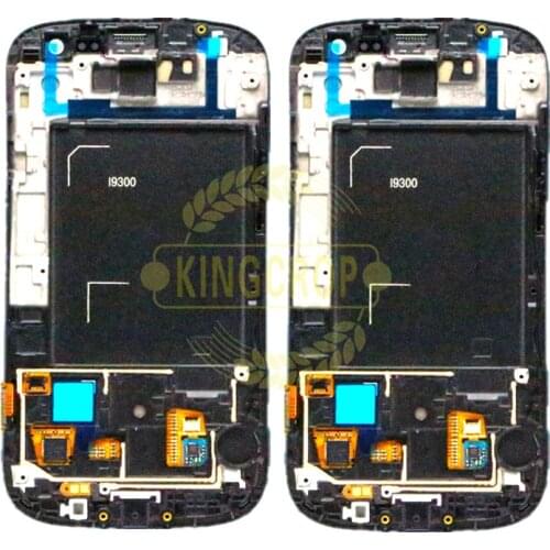 Amoled 4.8''inch LCD for SAMSUNG Galaxy S3 LCD Display GT-i9300 i9300 Touch Screen with Frame Digitizer Replacement i747 i535