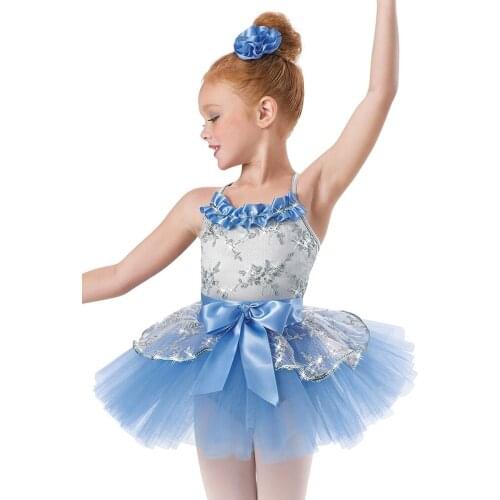Girls Ballet Dancing Dress Children Princess Skirt Female Ballet Dance Costumes Kids Stage Performance Stage Dance Wear D-0464