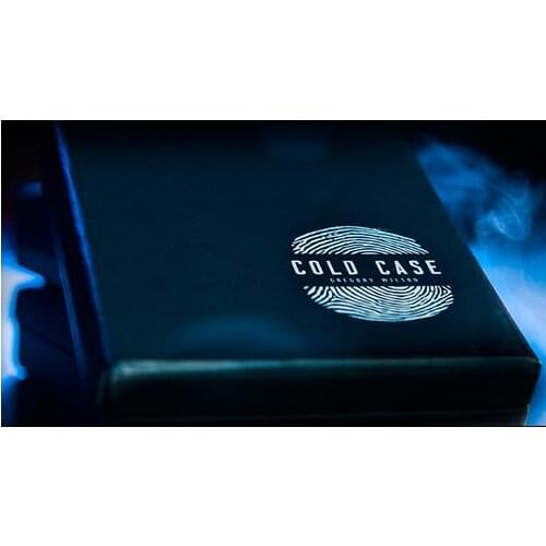 Free shipping Top Quality Cold Case (Gimmick and Instructions),Blue or red,Card magic,Close Up Magic Trick,Fun,Illusion