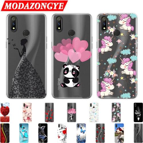 Realme 3 Pro Case OPPO Realme 3 Case Silicone TPU Protective Cute Cover Soft Phone Case For OPPO Realme 3 Pro Realme3 Case 6.3