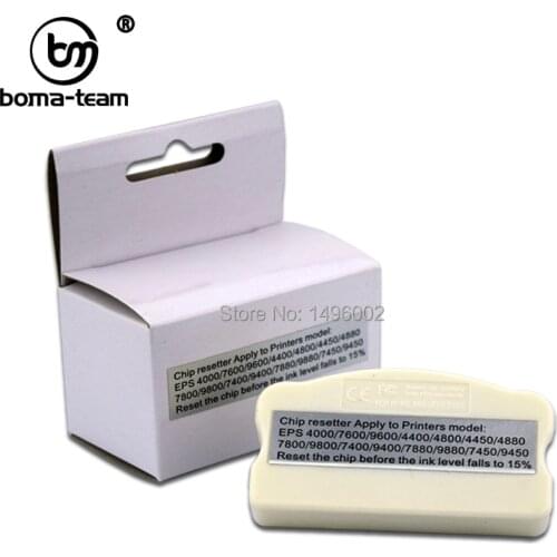 For Epson 4000 7600 9600 4400 4450 4800 4880 7800 7880 9800 9880 7400 7450 9400 9450 Maintenance Cartridge Chip