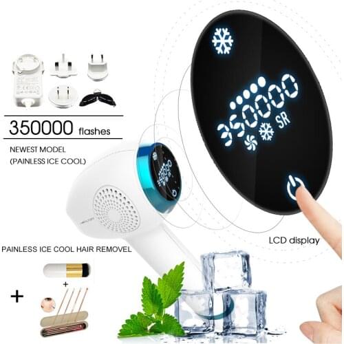 Lescolton ICE Cool 3IN1 IPL Hair Removal Permanent Depiladora Facial Body LCD Display Photoepilator Laser Epilator For Women